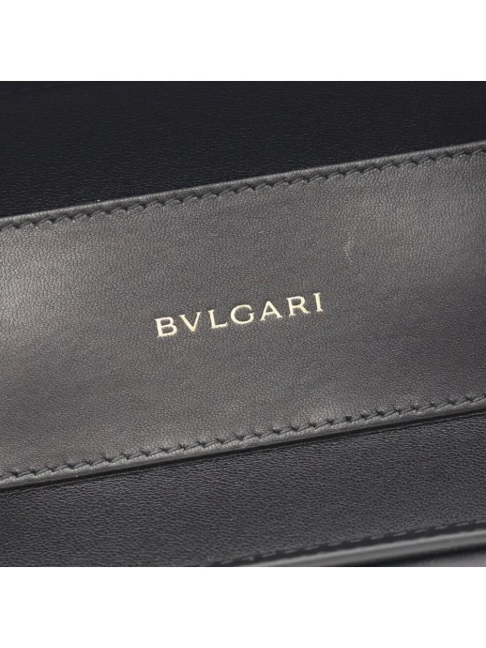Bvlgari Handbag Serpenti Forever 2-Way Blue Leather Vanity